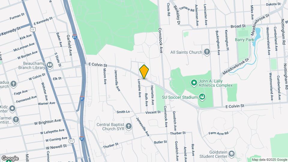 1022 E Colvin St Map and Location Details