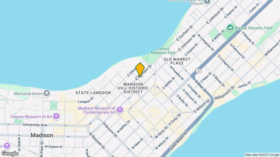 319 N Pinckney St Map and Location Details