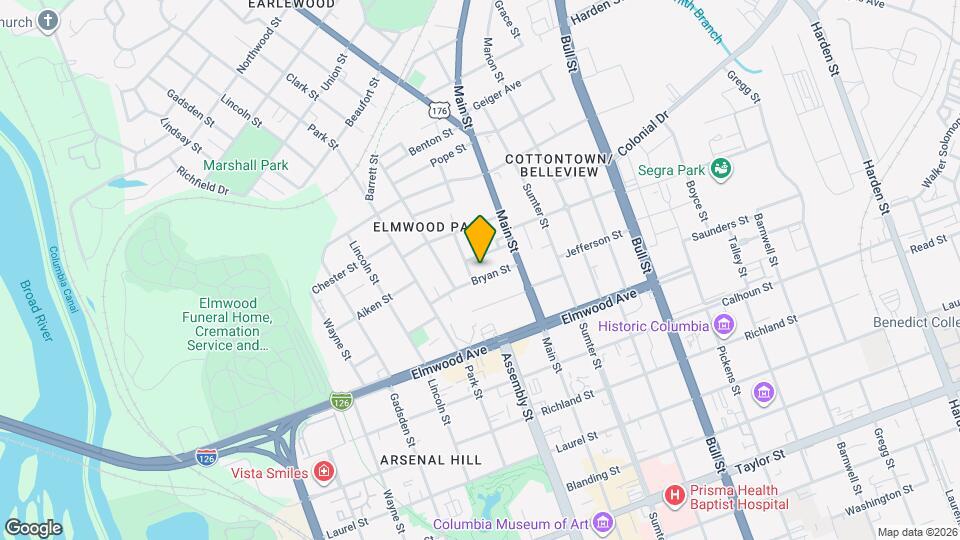 1045 Bryan St Mapa y Detalles de la Ubicación