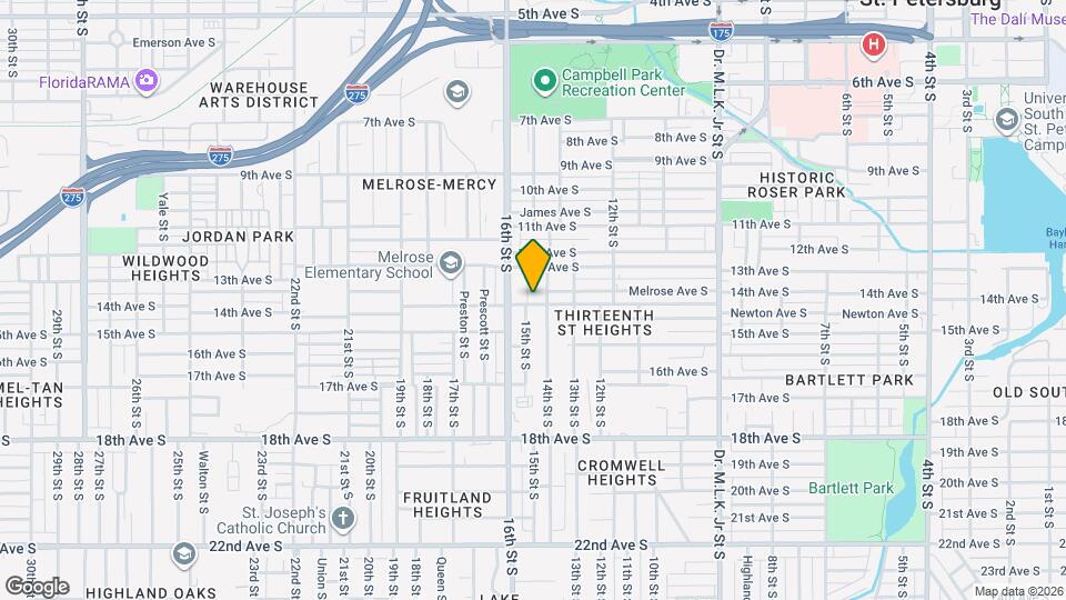 1362 15th St S Map and Location Details