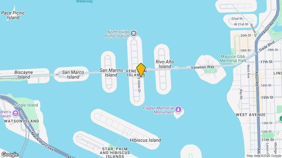 321 E Dilido Dr Map and Location Details