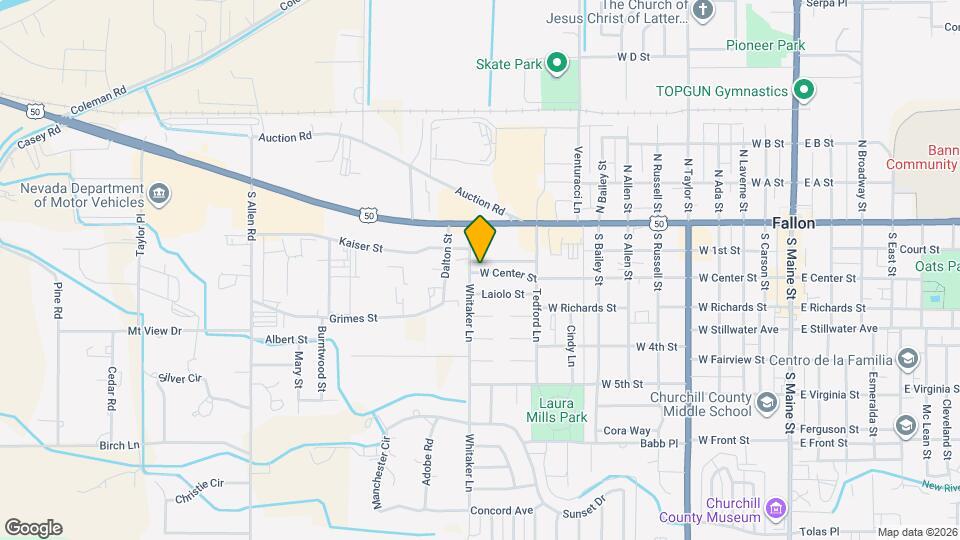 1002 W Center St Map and Location Details