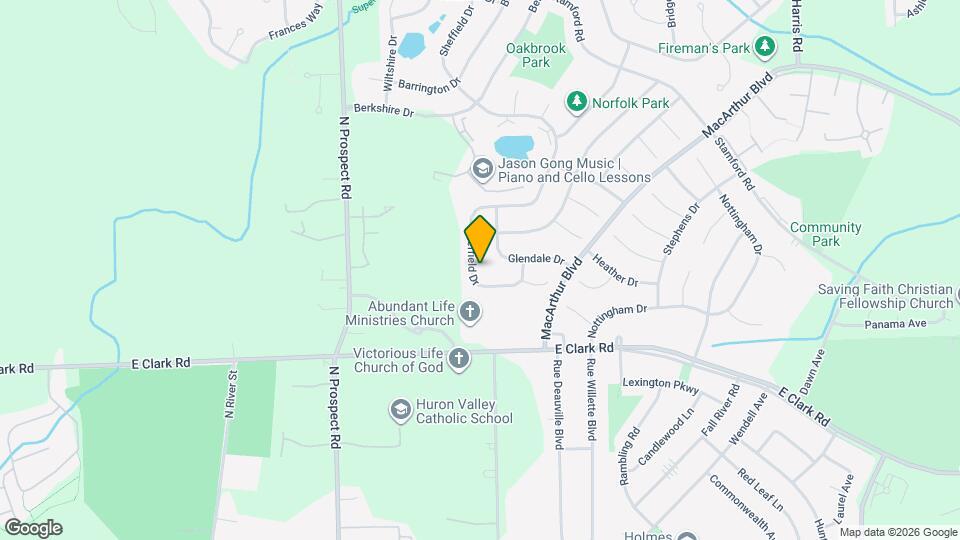 1628 Sheffield Dr Map and Location Details