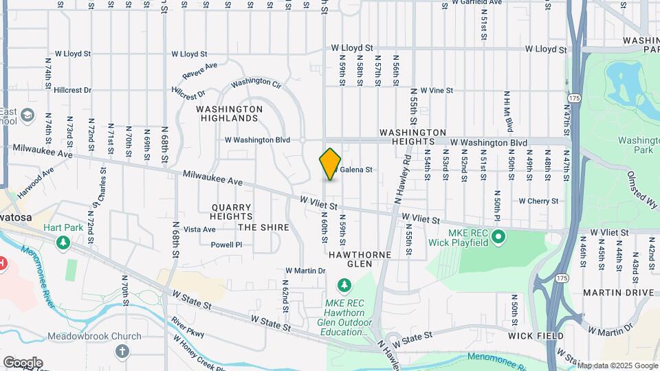 1524 N 60th St Map and Location Details