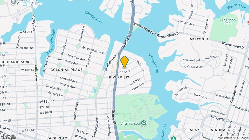 4105 Columbus Ave Mapa y Detalles de la Ubicación