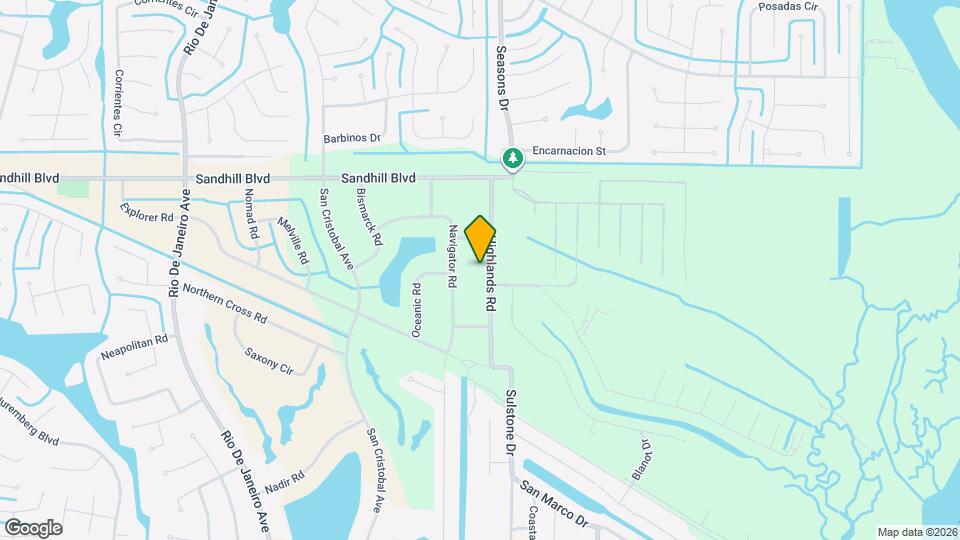 1125 Highlands Rd Map and Location Details