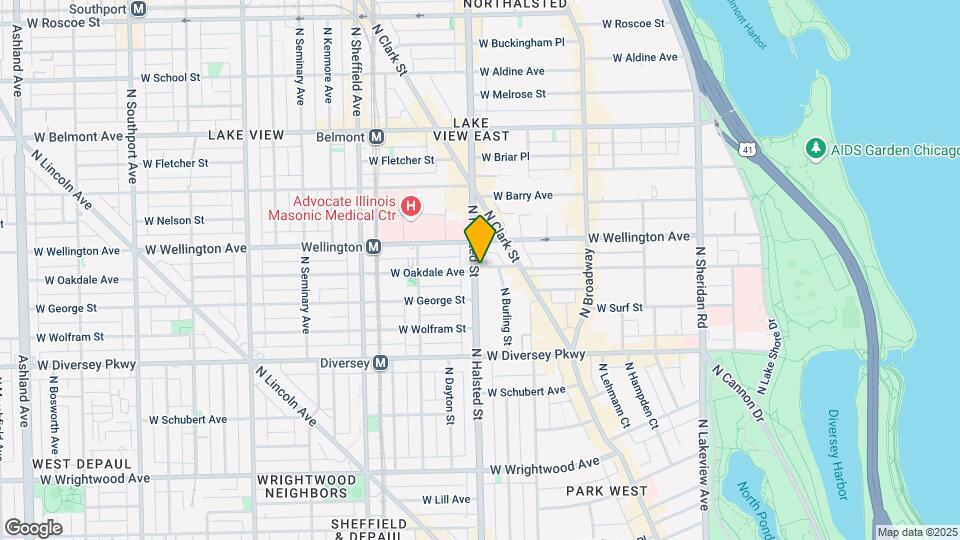 2931-2933 N Halsted St Mapa y Detalles de la Ubicación