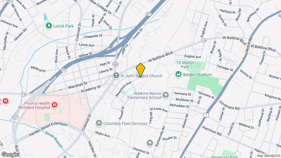 3530 Beaumont Ave Map and Location Details