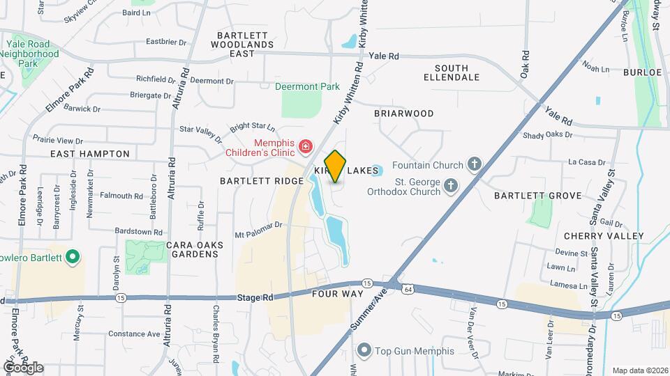 3106 Valley Lake Dr Map and Location Details