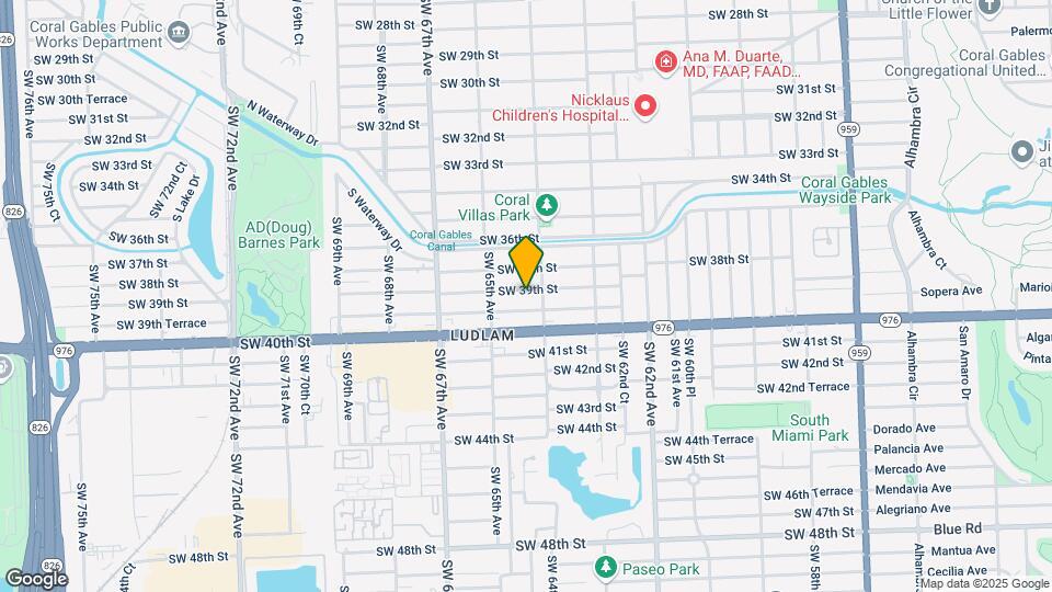 6428 SW 39th St Map and Location Details