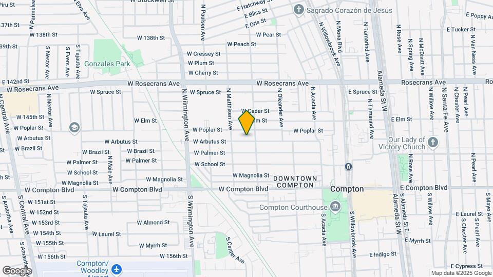 517 W Arbutus St Mapa y Detalles de la Ubicación