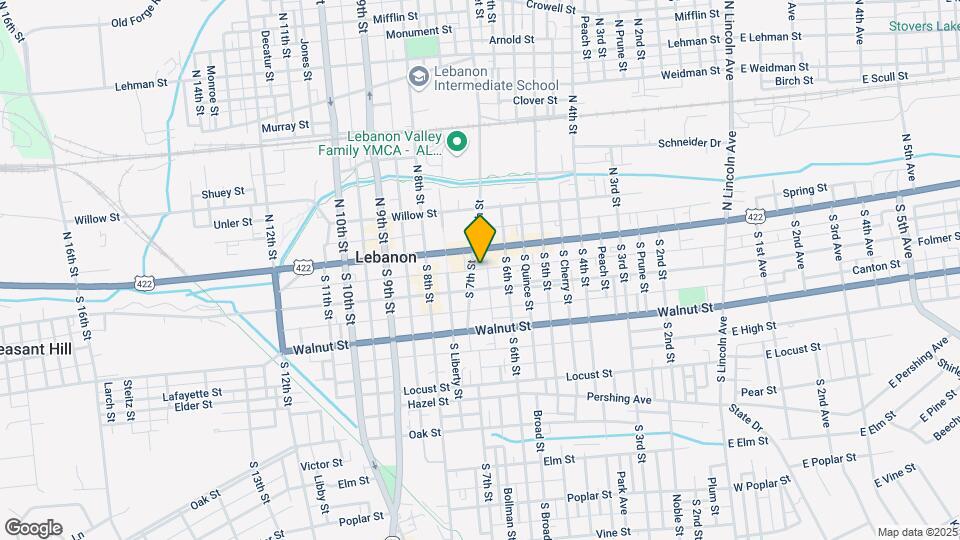 638 Walton St Map and Location Details