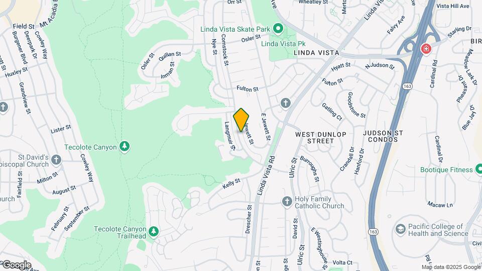 2325 Comstock St Map and Location Details