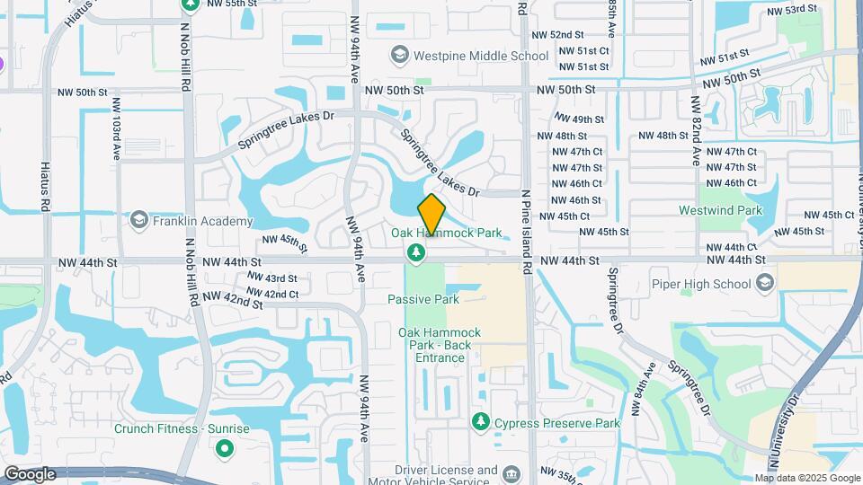 9195 NW 44th Ct Map and Location Details
