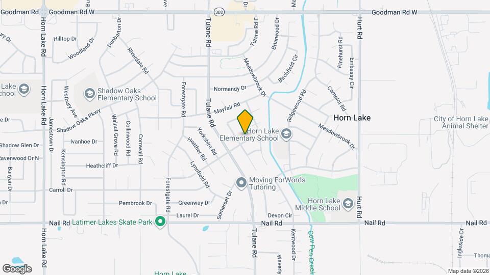 3060 Fairmeadow Dr Map and Location Details