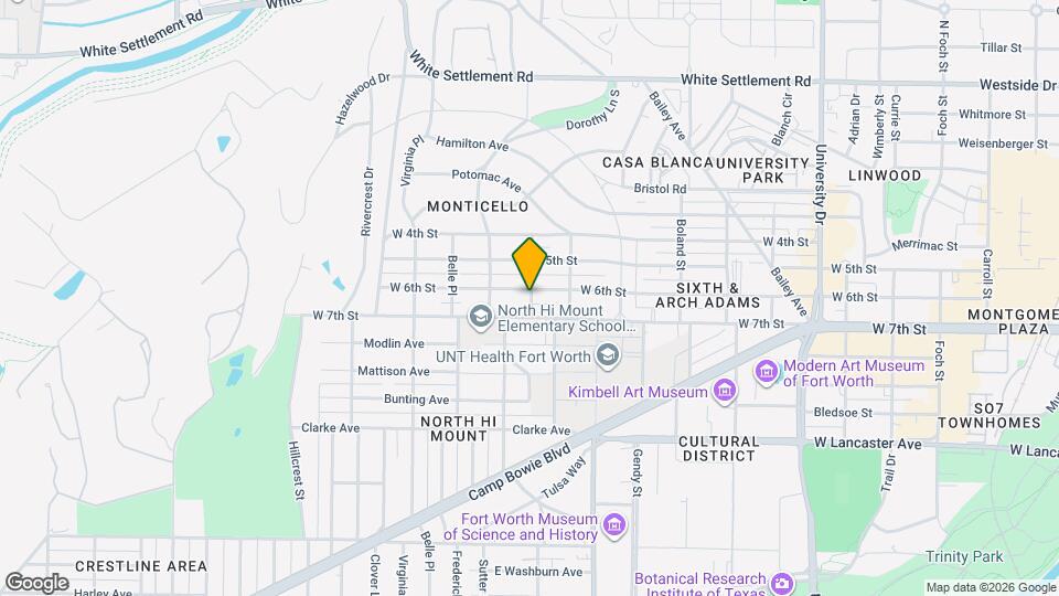 712 Haskell St Map and Location Details