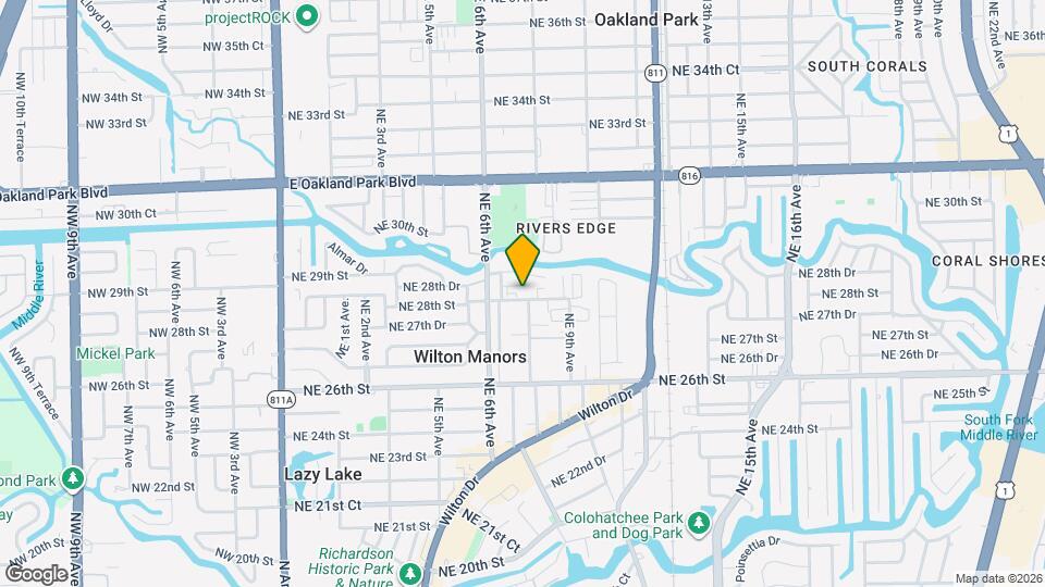 621 NE 28th St Mapa y Detalles de la Ubicación