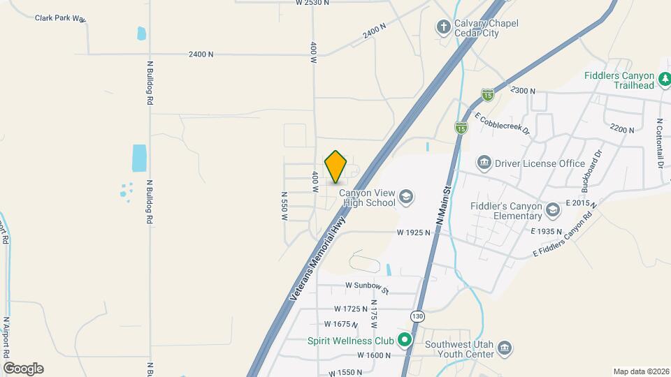 303 W 2050 N Map and Location Details