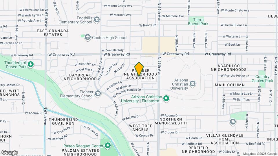 15025 N 60th Dr Map and Location Details