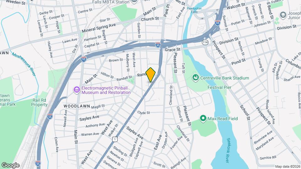 207-209 Pawtucket Avenue, Unit Unit 1 Map and Location Details