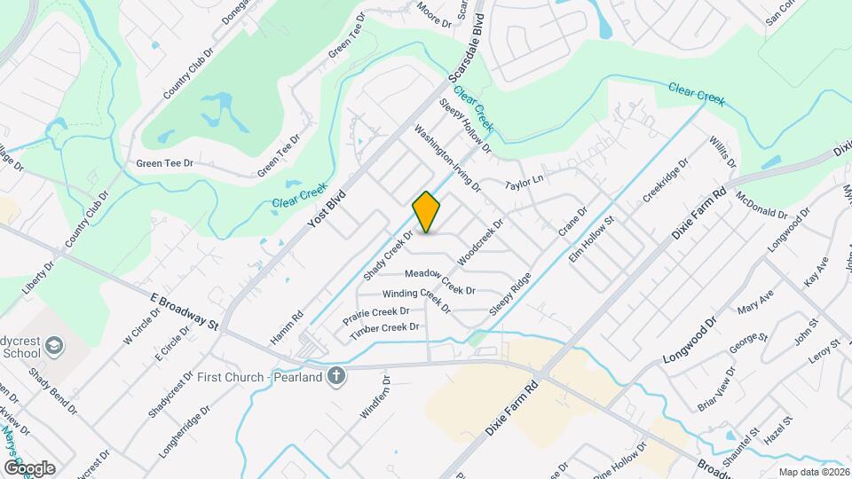1920 Crooked Creek Ln Map and Location Details