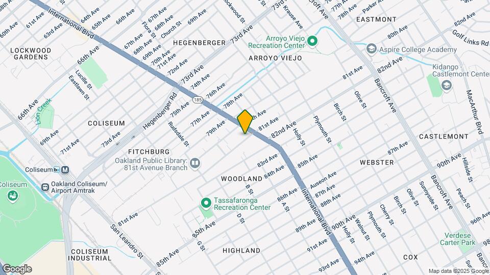 1381 81st. Ave Map and Location Details