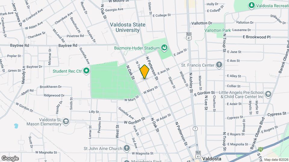 205 W Ann St, Unit A Map and Location Details