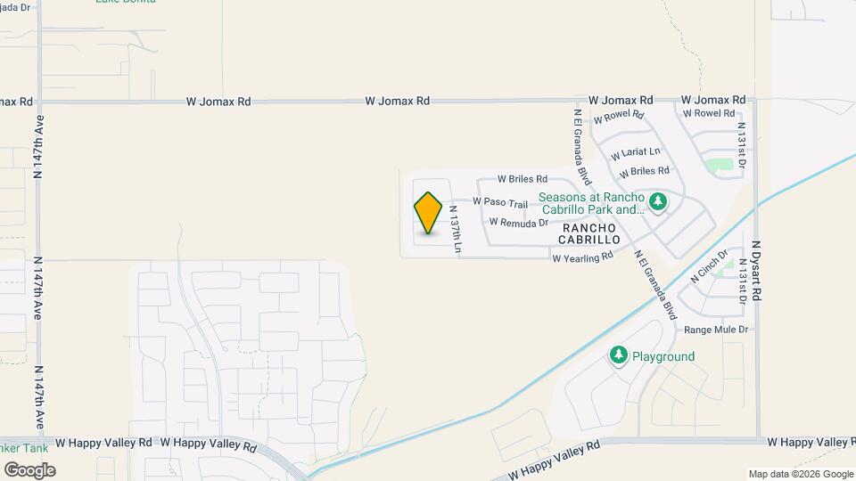 13832 W Desert Moon Way Map and Location Details