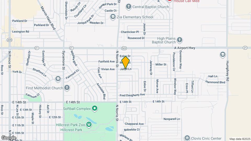 2117 Jadyn Ln Map and Location Details