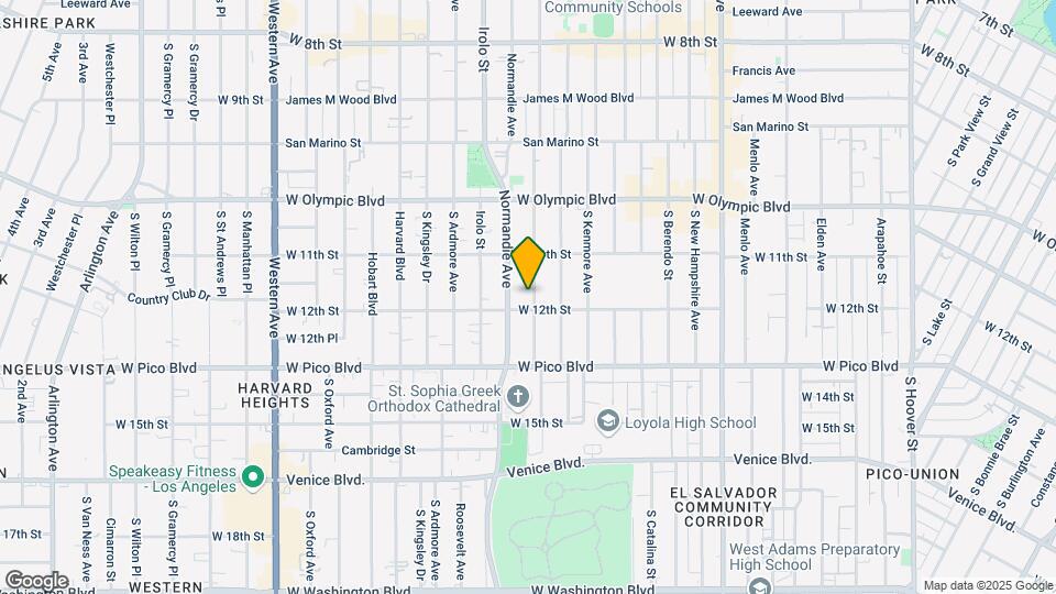 1147 S Mariposa Ave Mapa y Detalles de la Ubicación
