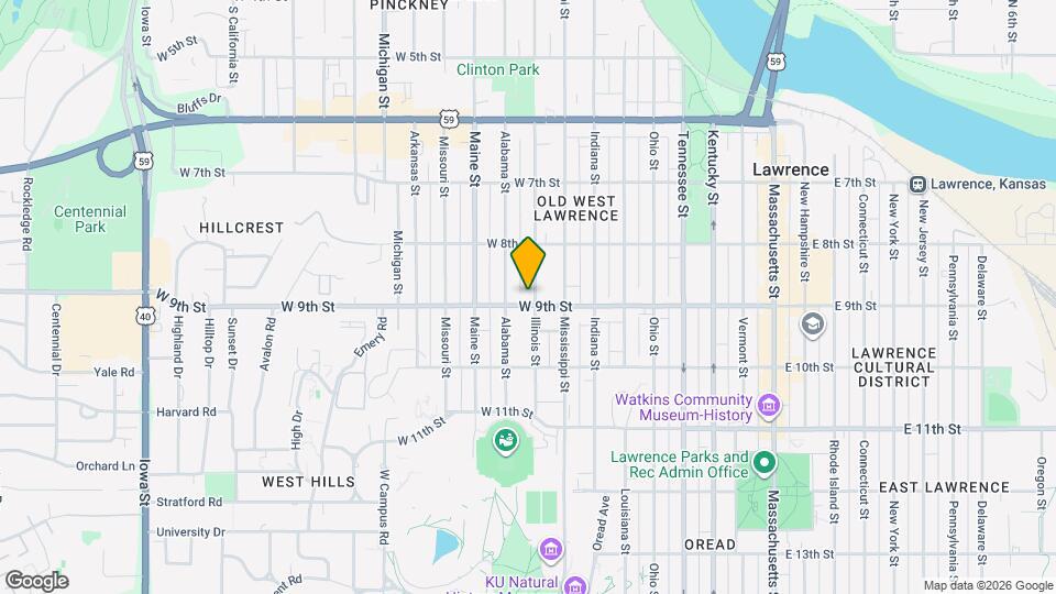 845 Illinois St Map and Location Details