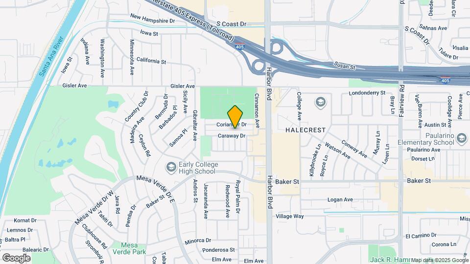 1580 Caraway Dr, Unit A Map and Location Details