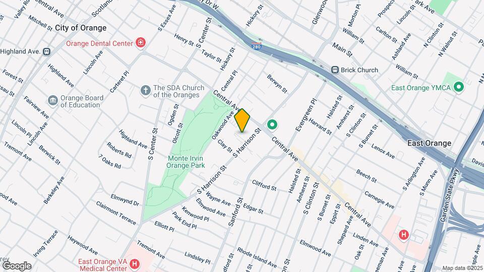 235 S Harrison St East Orange NJ, 07018 Mapa y Detalles de la Ubicación