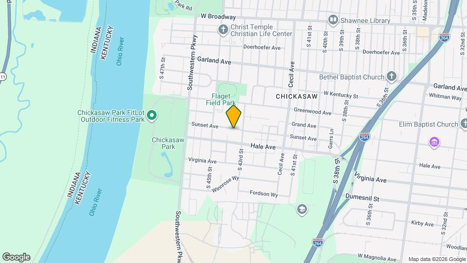 4312 Sunset Ave Map and Location Details