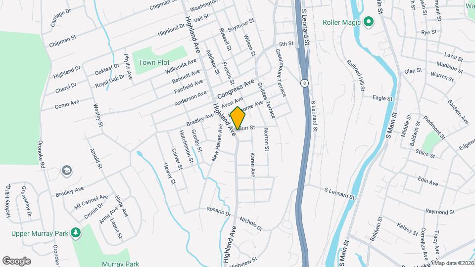 893 Highland Ave Waterbury CT Apartments and Nearby Waterbury