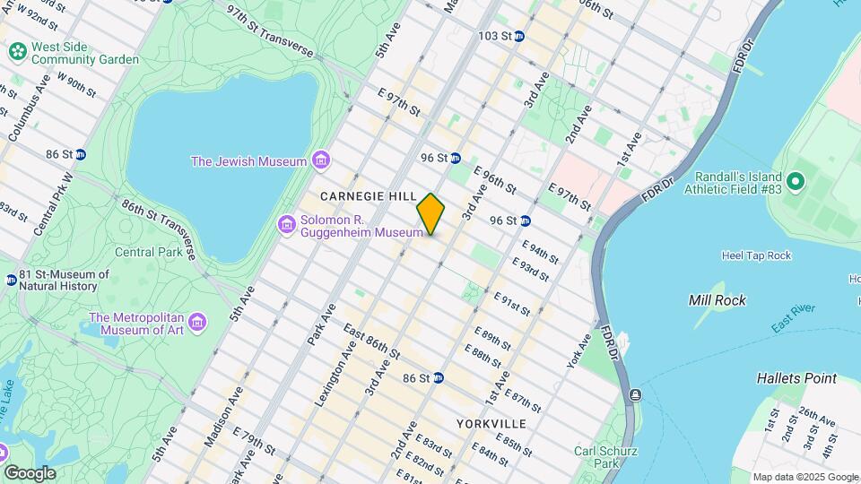 162 E 92nd St Mapa y Detalles de la Ubicación