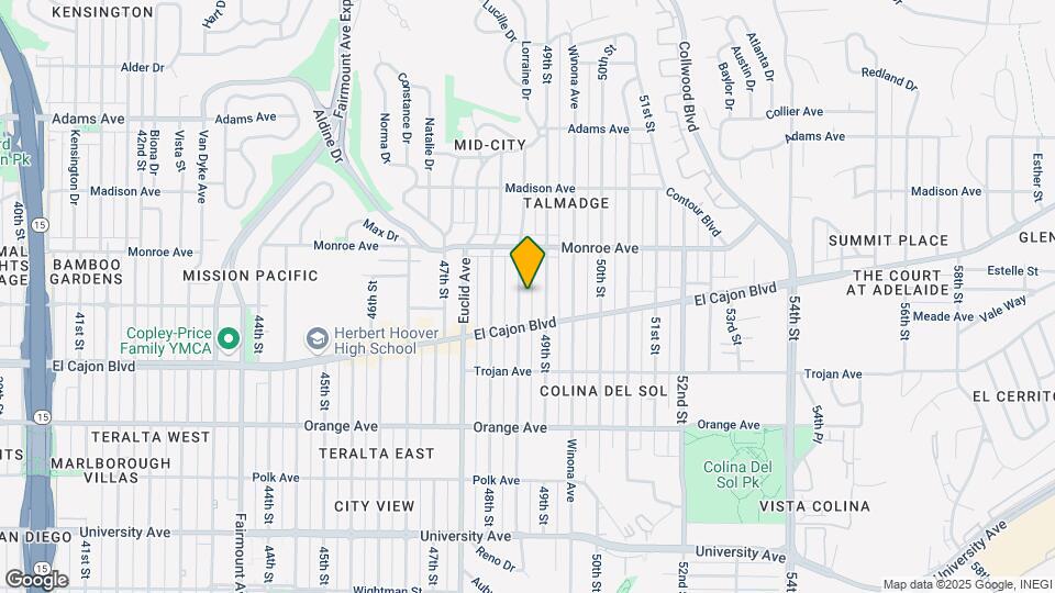 4437-39 Estrella Ave-Unit -4437B Estrella Ave. Map and Location Details