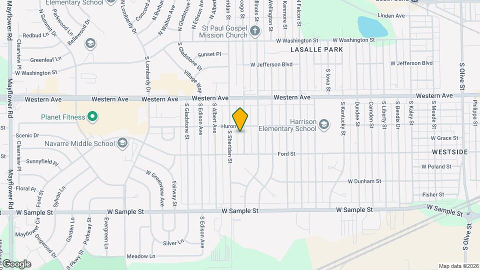 517 S Chicago St Map and Location Details