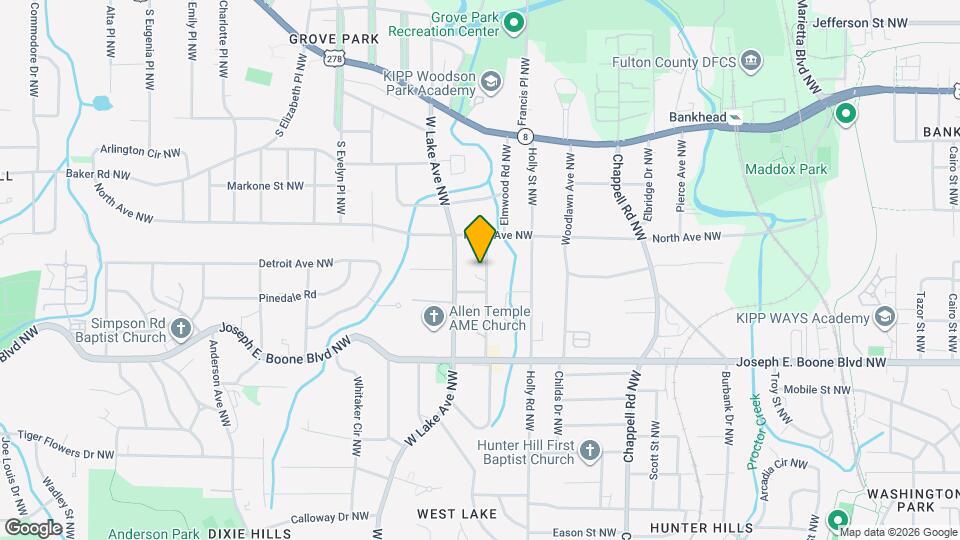 438 Lanier St NW Map and Location Details