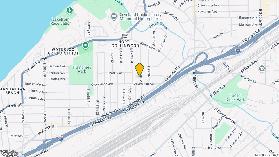 1148 E 176th St Map and Location Details