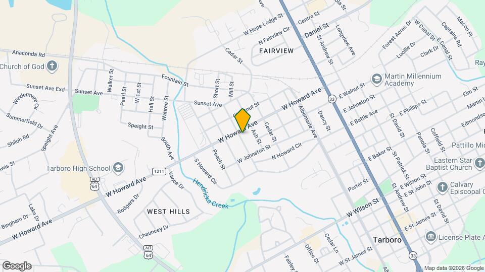 1117 Cypress St Map and Location Details