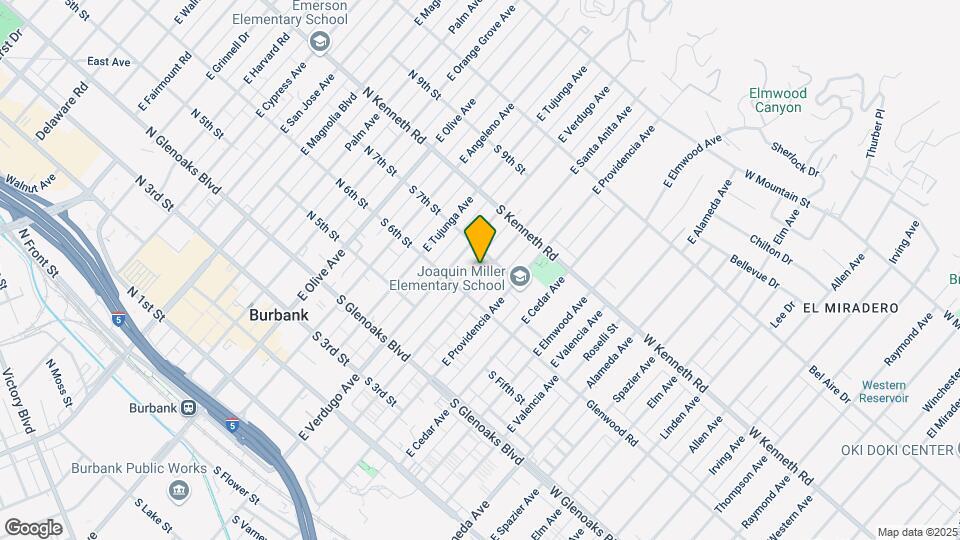 625 E Santa Anita Ave Map and Location Details
