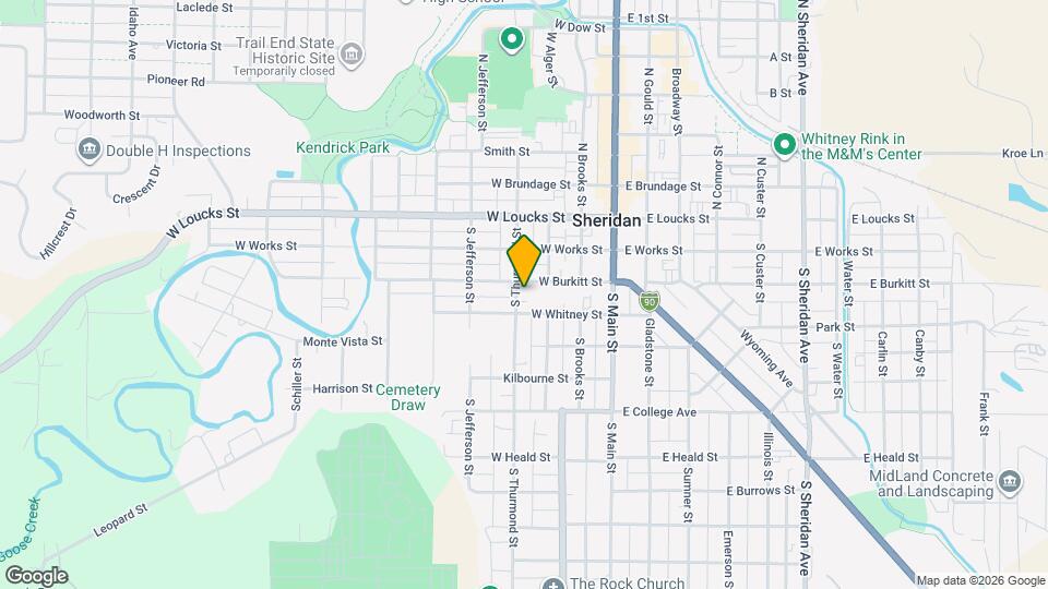 223 S Thurmond St Map and Location Details