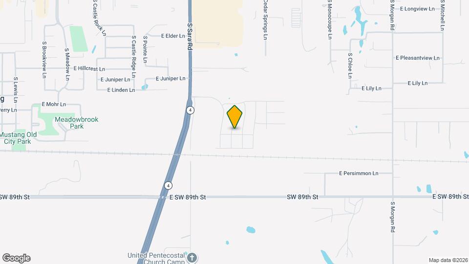 1024 S Appaloosa Ln Map and Location Details