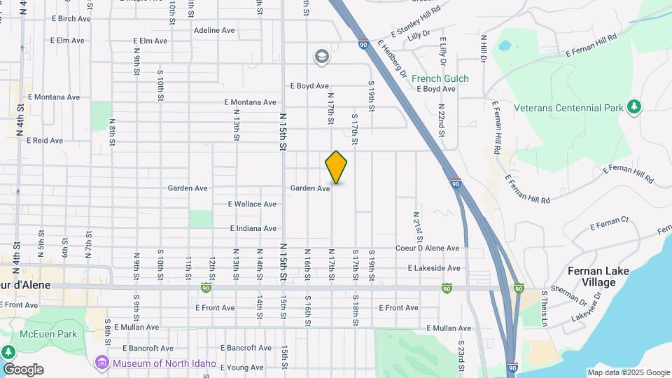 524 N 17th St Map and Location Details