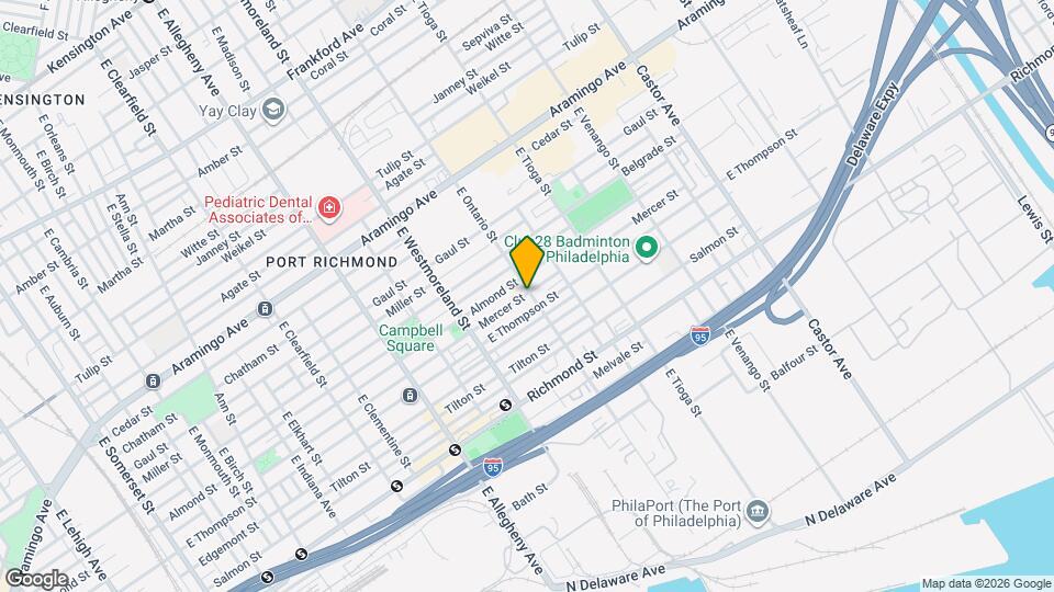3399 Mercer St Map and Location Details