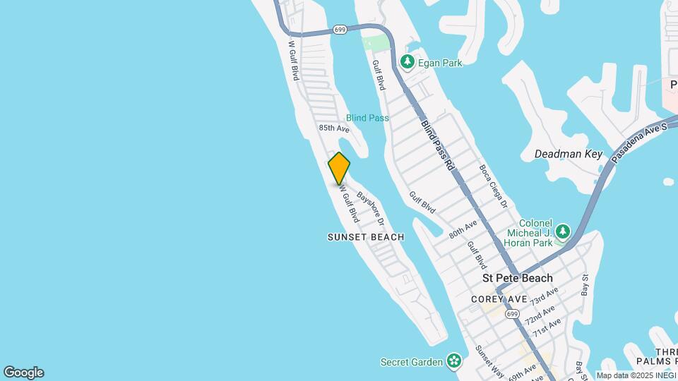 8432 W Gulf Blvd, Unit Sailfish Mapa y Detalles de la Ubicación