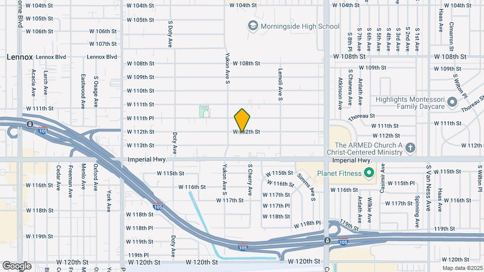 3524 W 112th St, Unit 3 Map and Location Details
