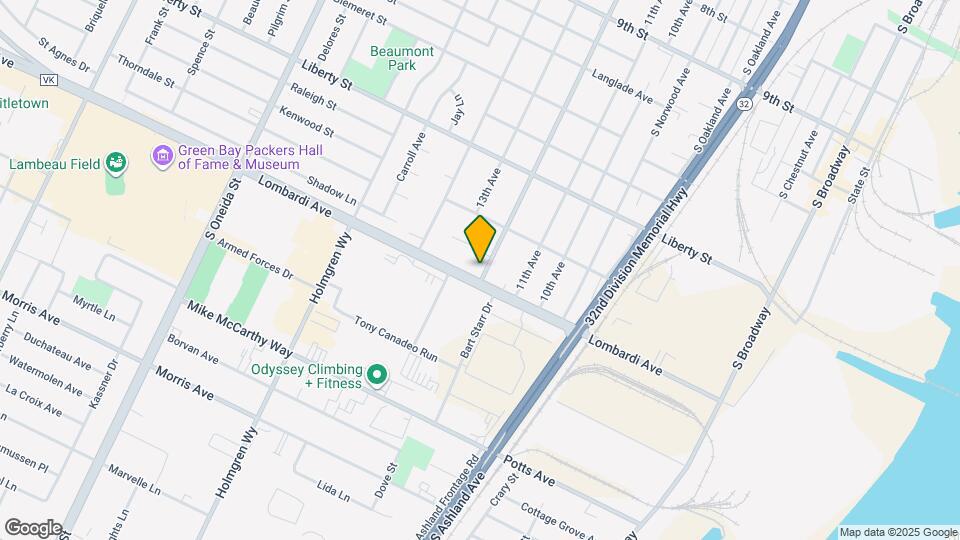 1838 12th Ave Map and Location Details