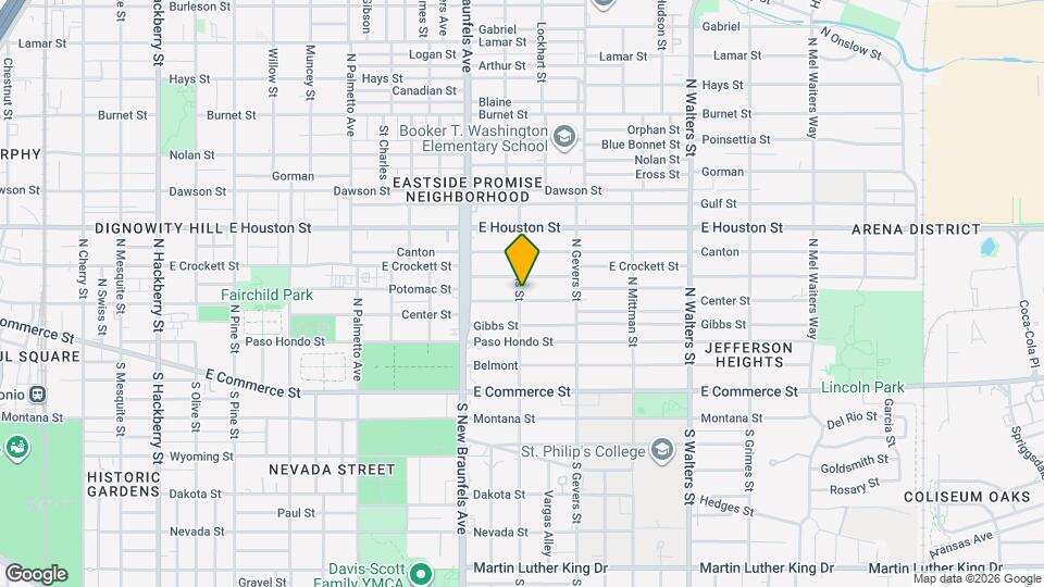 1403 Center St Map and Location Details